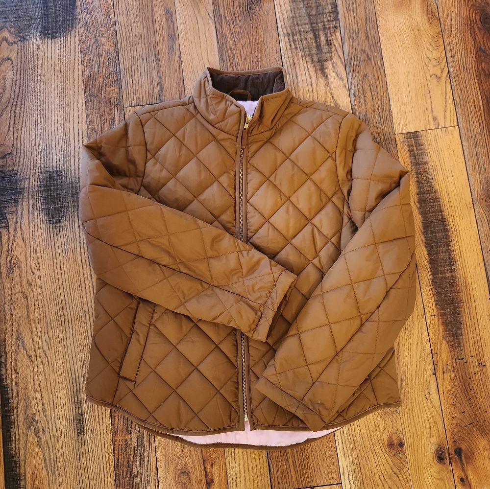 J. Crew Brown Quilted Jacket